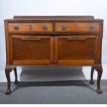 Edwardian walnut sideboard