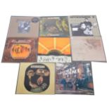 Eight Leicestershire interest LP vinyl records.