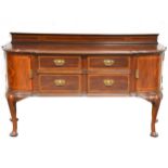 Large Victorian mahogany sideboard