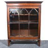 An oak bookcase.