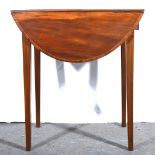 A George III mahogany Pembroke table.