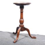 A Georgian mahogany wine table.