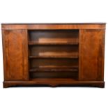 A reproduction mahogany bookcase.