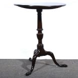 A late Georgian mahogany occasional table.