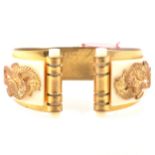 1930s Art Deco Hippocampe bangle retailed by JHP of Paris, and designed by Genevieve Hamon