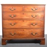 Georgian mahogany chest of drawers.