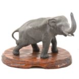 Tokyo School, a cast bronze patinated elephant.