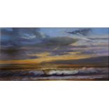 Justin Blake - Sunset over the sea.