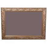 Modern gilt framed wall mirror.