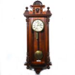 Vienna Regulator wall clock, late 19th century.