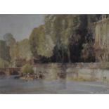 After William Russell Flint - two limited edition prints, and another reproduction print,