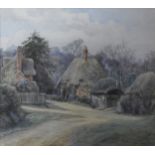 Edith Martineau - Thatched Cottages.