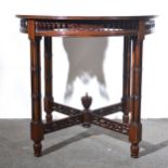 Victorian mahogany occasional table.