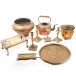 Brass and copper wares.