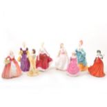 Royal Doulton ladies, including Tender Moment HN3303.