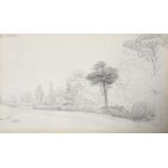 Edward Jennings - four landscape pencil sketches.