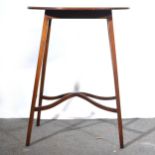 Edwardian mahogany occasional table.