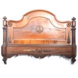 Victorian mahogany footboard.