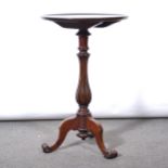 Victorian mahogany tilt top tripod table.