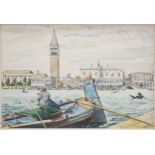 Kate Thorpe - Venice; and a Victorian school river landscape.