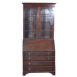 Edwardian bureau bookcase.