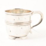 Silver mug by Barker Brothers Silver Ltd, Birmingham 1940.