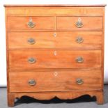 Victorian mahogany chest of drawers.