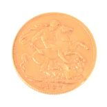 Gold Full Sovereign, George V, 1927