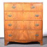 Victorian mahogany chest of drawers.