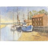 Lawrence 'Lol' Spence - Tide Mill, and a folio of oil studies.