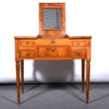 Continental dressing table, mid 19th Century.