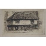 Cedric Hodgson, two signed etchings,