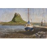 Lawrence 'Lol' Spence - Lindisfarne, and two coastal scenes.