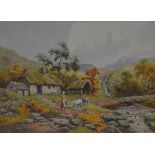 Sidney Watts - A Typical Scotch Cottage.