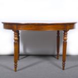 Mahogany breakfast table.