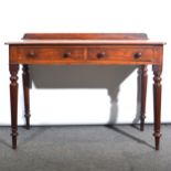 Victorian mahogany side table.