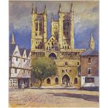 Lawrence 'Lol' Spence - Lincoln Cathedral, and a Church Square.