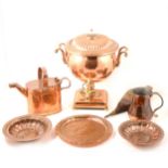 Copper and brasswares.