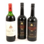 1963 Late Bottled Cavendish Vintage Vin de Liqueur, 1993 Chateau Musare