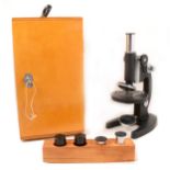 Russian monocular microscope,