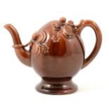 Copeland & Garrett treacle glazed Cadogan teapot.