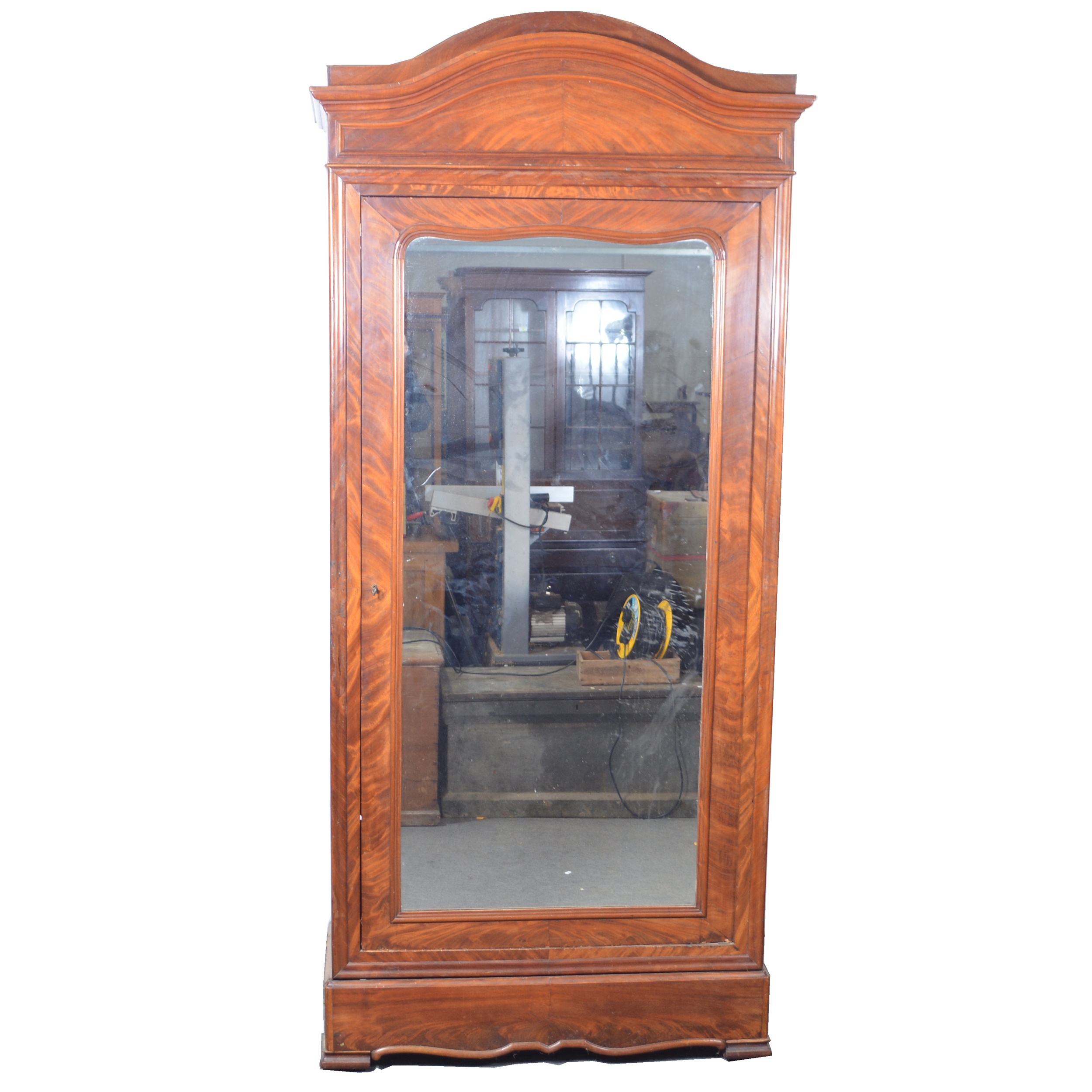 French mahogany armoire,