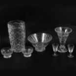 Table crystal, including Stuart,