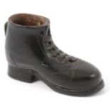 Victorian treen boot,