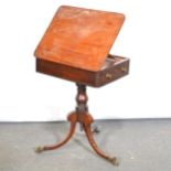 Victorian mahogany pedestal table,