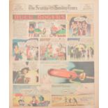 Buck Rogers newspaper comic strip pages, 40 colour supplement pages 1935-1937