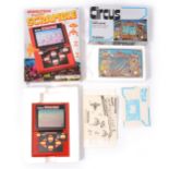 Two hand-held LCD games