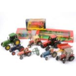 Quantity of die-cast farm vehicles and tractors