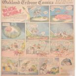 Buck Rogers newspaper comic strip pages, 40 colour supplement pages 1932-134