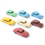 Seven Dinky Toy cars